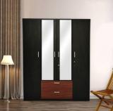 Barewether Engineered Wood 4 Door Wardrobe