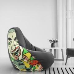 Batman Jumbo Printed Bean Bag Teardrop Bean Bag With Bean Filling