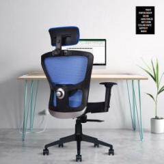 Beaatho AMAZE Ergonomically Adjustable High Back Mesh Chair With 3 Years Warranty Natural Fiber Office Adjustable Arm Chair