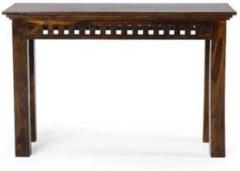 Bharat Furniture House Console Table Brown Finish Solid Wood Console Table