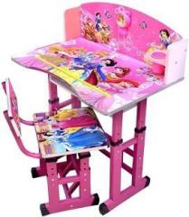 Bhella Kid's Study Table and Chair / Height Adjustable Multifunctional Desk/table chair Metal Desk Chair