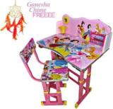 Bhella Kids study Table & Chair with Storage Reck Foldable Plastic Study Table