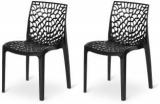 Binani Web Ventilated Armless Plastic Dining Chair