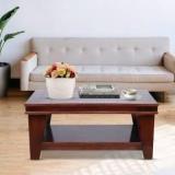 Bludot Rectangular Coffee Table For Living Room Solid Wood Coffee Table For Cafe. Solid Wood Coffee Table