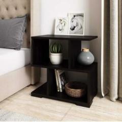 Bluewave Craft Wood Sofa Side Table/Bedside Table with Shelves for Living Room, Bedroom, Solid Wood Side Table