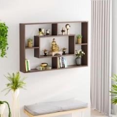 Bluewud Crafte 5 Multi Tier Shelves Engineered Wood Open Book Shelf