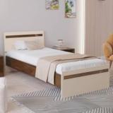 Bluewud Pollo Single Bed Without Storage For Bedroom Home Furniture Engineered Wood Single Bed