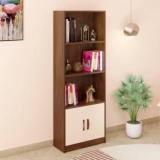 Bluewud Seonn Without Drawer Engineered Wood Open Book Shelf