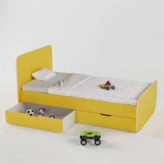 Boingg Engineered Wood Single Drawer Bed