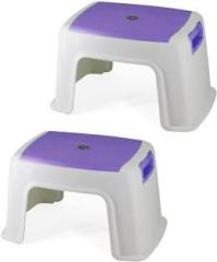 Branco Bathroom Anti Skid Seating Stool TOTO Set of 2 Purple Bathroom Stool