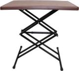 Branco Scissor Height Adjustable Multi Purpose Plastic Top Folding Table for Study, Dining, Outdoor & Laptop Table Plastic Outdoor Table