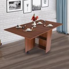 Buildream Space Saving Folding Dining Table 6 Seater Engineered Wood 6 Seater Dining Table