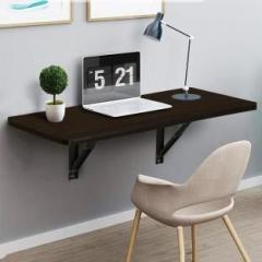 Buildream Wall Mounted Table Portable Wall Foldable Table 16X32 Inches Solid Wood Multipurpose Table