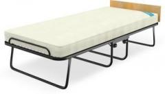 Camabeds Easy Premium Single Folding Roll Away Bed with 5 inch Foam Mattress Metal Single Bed