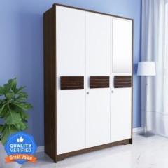 Carlton London Engineered Wood 3 Door Wardrobe