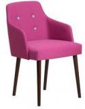 CasaCraft Calascio Chair In Pink Color With Buttons