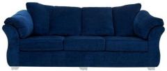 CasaCraft Carina Three Seater Sofa in Steel Blue Colour