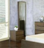 CasaCraft Emilio Dresser Mirror Set In Belgian Oak Finish