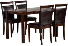 CasaCraft Enrique Four Seater Dining Set in Wenge Colour