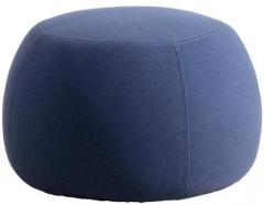 CasaCraft Fabio Medium Size Pouffe In Gunmetal Color