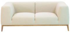 CasaCraft Felciano Two Seater Sofa in Pale & Dark Earl Grey Colour