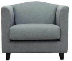 CasaCraft Florianopolis One Seater Sofa in Stone Grey Colour