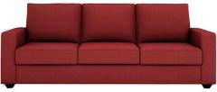 CasaCraft Jordana Three Seater Sofa in Cherry Colour