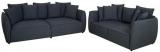 CasaCraft Marcelo Seater Sofa Set In Graphite Grey Colour