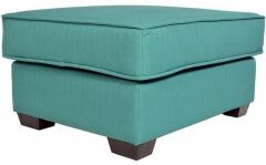 CasaCraft Oritz Ottoman in Aquamarine Colour