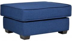 CasaCraft Oritz Ottoman in Teal Blue Colour