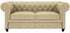 CasaCraft Princeton Two Seater Sofa in Beige Colour