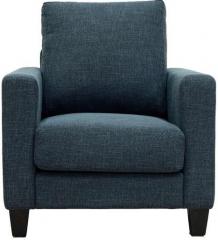 CasaCraft Rio Grande One Seater Sofa in Midnight Blue Colour