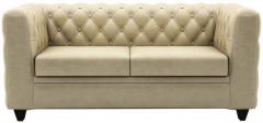 CasaCraft William Two Seater Sofa in Beige Colour