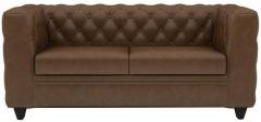 CasaCraft William Two Seater Sofa in Chester Tobacco Colour