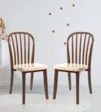 Cello Decent Sandalwood Brown Beige Plastic Dining Chair