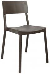 Cello Eskimo Cafeteria Chair Set of Two in Brown Colour