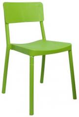 Cello Eskimo Cafeteria Chair Set of Two in Green Colour