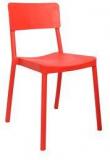 Cello Eskimo Cafeteria Chair Set Of Two In Red Colour