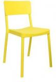 Cello Eskimo Cafeteria Chair Set Of Two In Yellow Colour