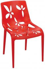 Cello Image Series Vinca Fibre Caf Chair in Vinca Red colour