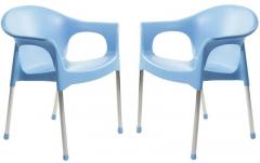 Cello Metallo Cafeteria Chair Set of 2