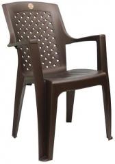 Cello Saga Matt High Back Chair Set of Two in Brown Colour