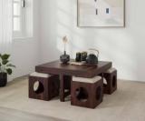 Cherry Wood Solid Wood Coffee Table