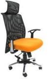 Chromecraft Argentina High Back Office Executive Chair In Orange Colour