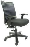 Chromecraft Geneva Desktop WW Office Ergonomic Chair In Black Colour