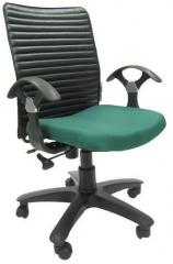 Chromecraft Geneva Office Ergonomic Chair in Green Colour