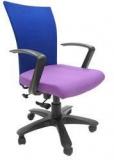 Chromecraft Marina Office Ergonomic Chair In Purple Colour