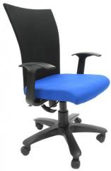 Chromecraft Marina WW Office Ergonomic Chair in Black & Dark Blue Colour