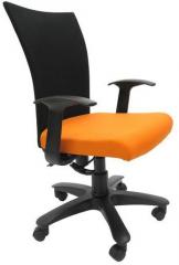 Chromecraft Marina WW Office Ergonomic Chair in Black & Orange Colour