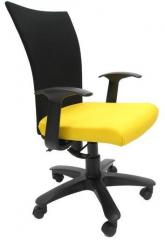 Chromecraft Marina WW Office Ergonomic Chair in Black & Yellow Colour